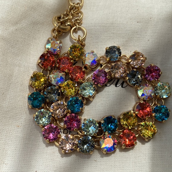 **SOLD** *RARE* J.Crew Martha Crystal Dot Swarovski Necklace - Picture 4 of 7